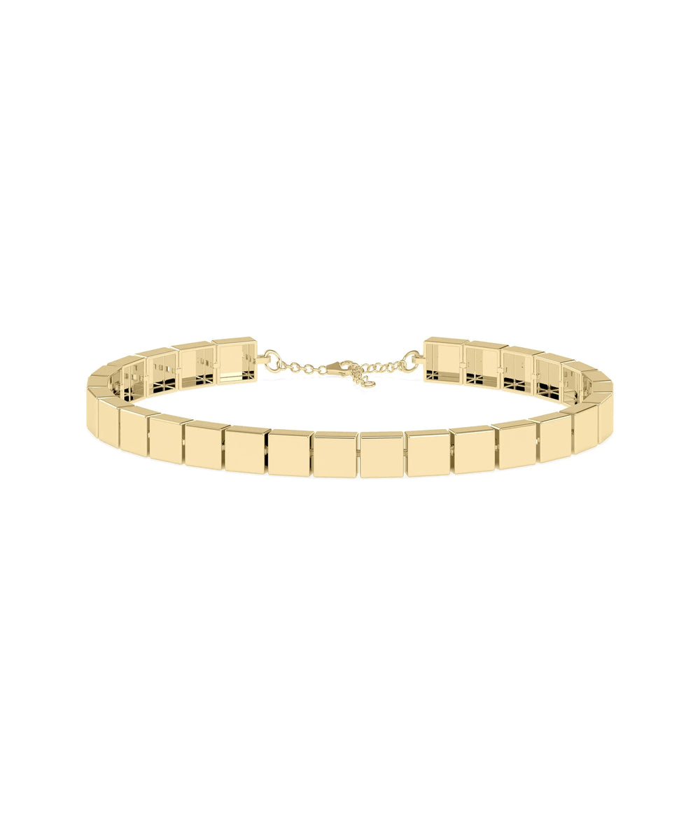 Gold Cushion Link Bracelet - 79e | Everyday 14K Gold Jewelry