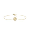 Diamond Outline Coin Bracelet - 79e | Everyday 14K Gold Jewelry