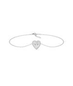 Diamond Outline Heart Bracelet - 79e | Everyday 14K Gold Jewelry