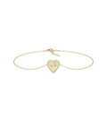 Diamond Outline Heart Bracelet