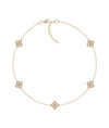 Diamond Clover Cable Chain Bracelet - 79e | Everyday 14K Gold Jewelry
