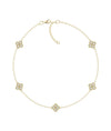 Diamond Clover Cable Chain Bracelet - 79e | Everyday 14K Gold Jewelry