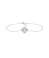 Diamond Outline Clover Bracelet - 79e | Everyday 14K Gold Jewelry