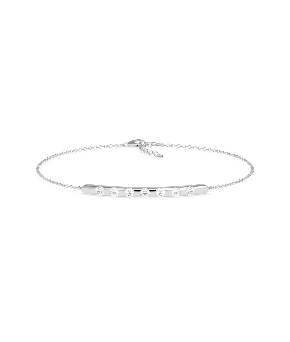Station Sation Bar Cable Chain Bracelet - 79e | Everyday 14K Gold Jewelry