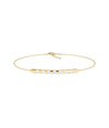 Station Sation Bar Cable Chain Bracelet - 79e | Everyday 14K Gold Jewelry