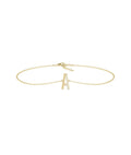 Initial Diamond & Fluted Bracelet