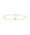 Bubble Initial Cable Chain Bracelet - 79e | Everyday 14K Gold Jewelry