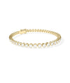 Graduating Bezel Set Diamond Tennis Bracelet - 79e | Everyday 14K Gold Jewelry