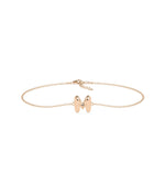 Bubble Initial Cable Chain Bracelet - 79e | Everyday 14K Gold Jewelry