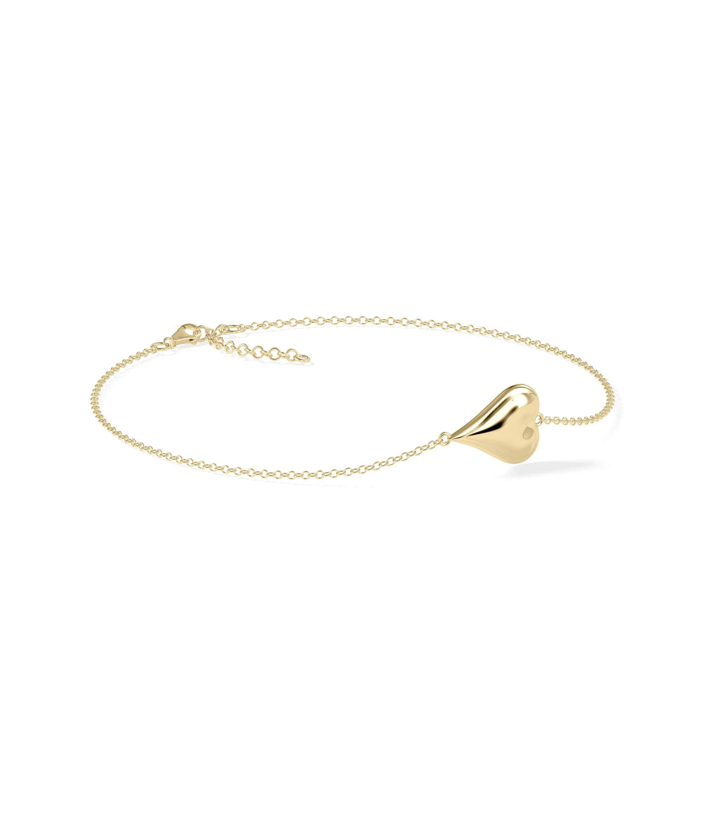 Bubble Heart Bracelet - 79e | Everyday 14K Gold Jewelry
