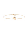 Elongated Bubble Heart Bracelet - 79e | Everyday 14K Gold Jewelry