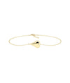 Elongated Bubble Heart Bracelet - 79e | Everyday 14K Gold Jewelry