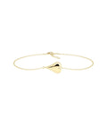 Elongated Bubble Heart Bracelet