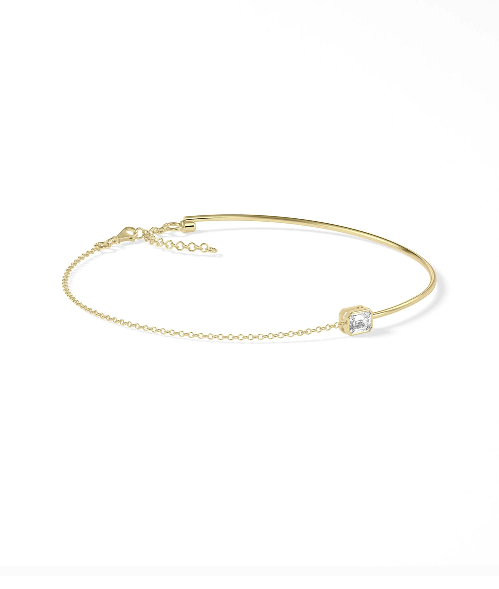 Diamond Solitaire Bracelet - 79e | Everyday 14K Gold Jewelry