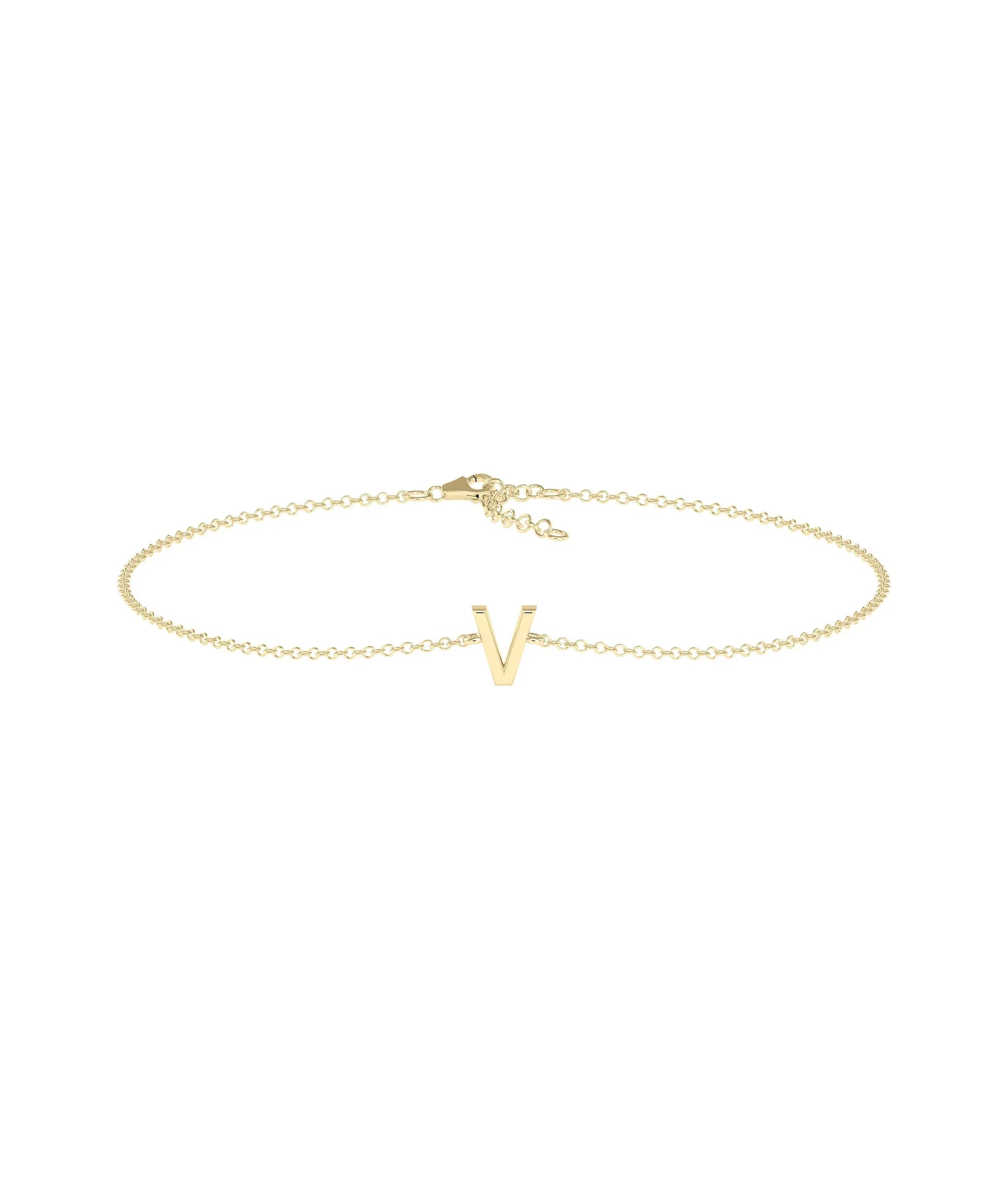 Custom Initial Bracelet - 79e | Everyday 14K Gold Jewelry