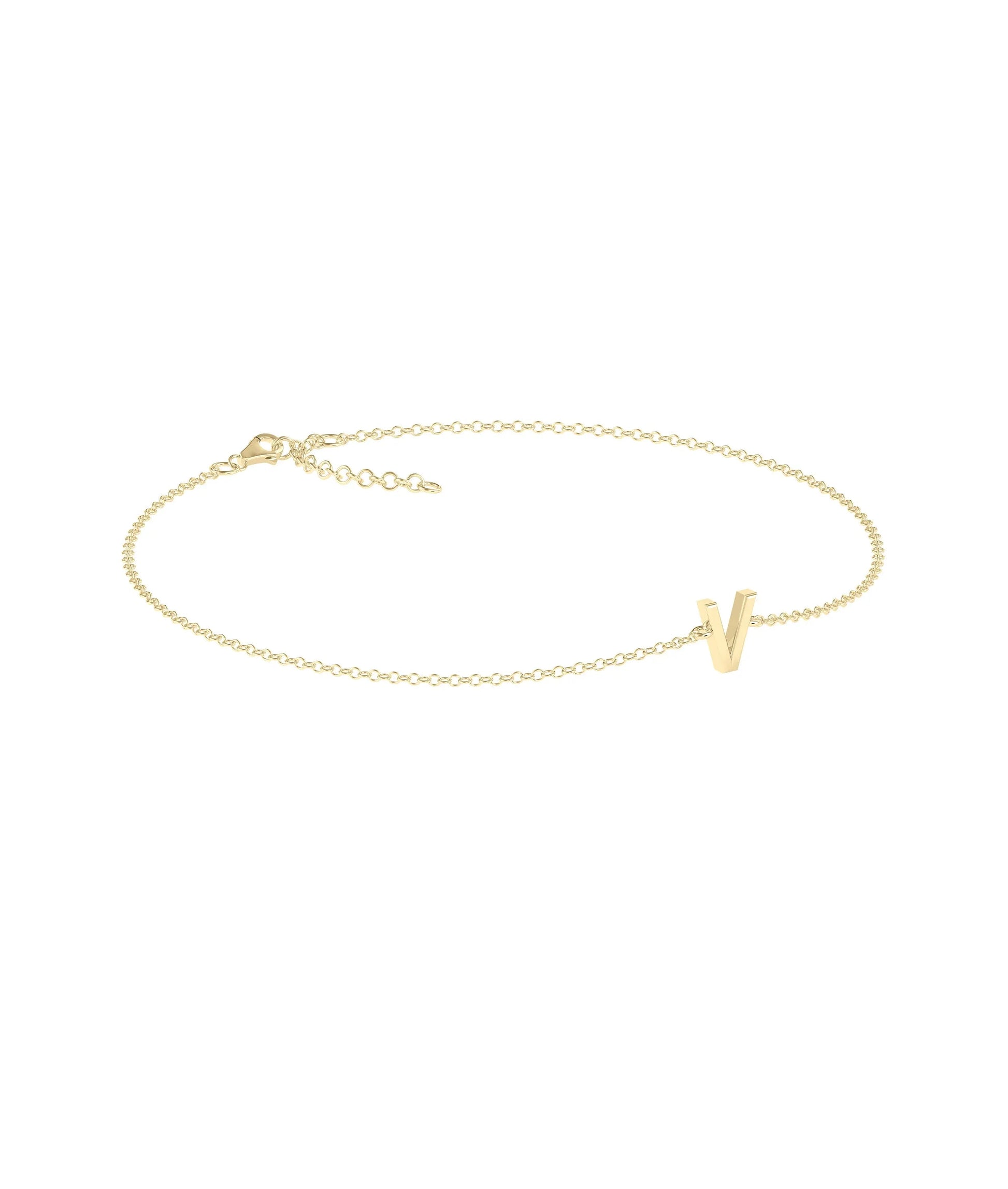 Custom Initial Bracelet - 79e | Everyday 14K Gold Jewelry