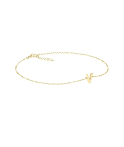 Custom Initial Bracelet - 79e | Everyday 14K Gold Jewelry