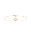 Diamond Solitaire Enamel Bracelet - 79e | Everyday 14K Gold Jewelry