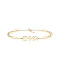 Custom Name Paper Clip Bracelet