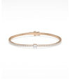 Diamond Tennis Bracelet with Solitaire - 79e | Everyday 14K Gold Jewelry