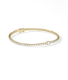 Diamond Tennis Bracelet with Solitaire - 79e | Everyday 14K Gold Jewelry