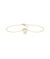 Solitaire Bezel Set Diamond Bracelet - 79e | Everyday 14K Gold Jewelry