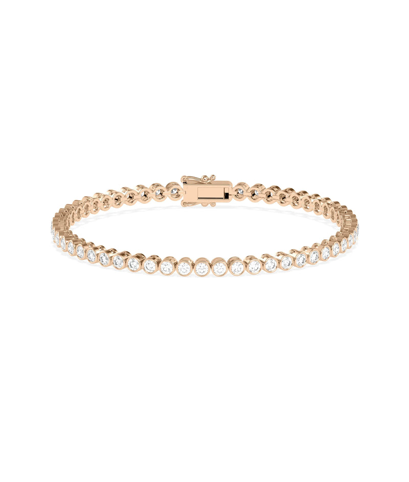 Diamond Bezel Tennis Bracelet - 79e | Everyday 14K Gold Jewelry