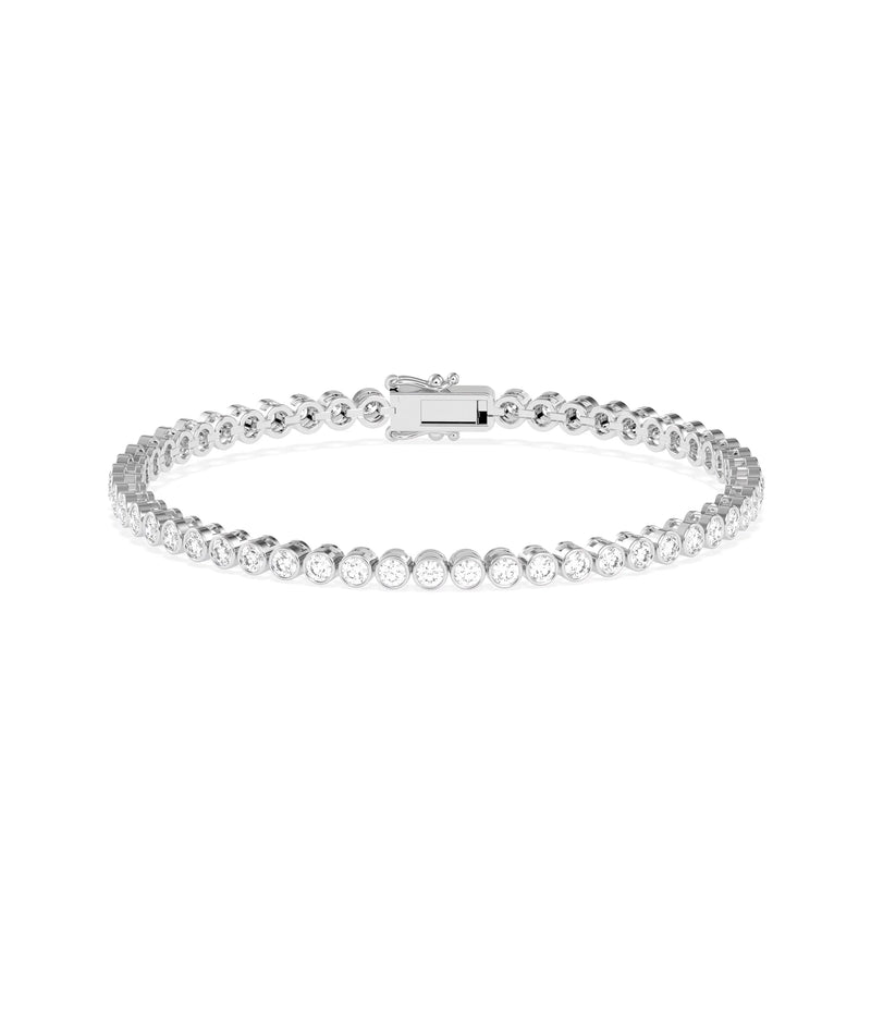 Diamond Bezel Tennis Bracelet - 79e | Everyday 14K Gold Jewelry