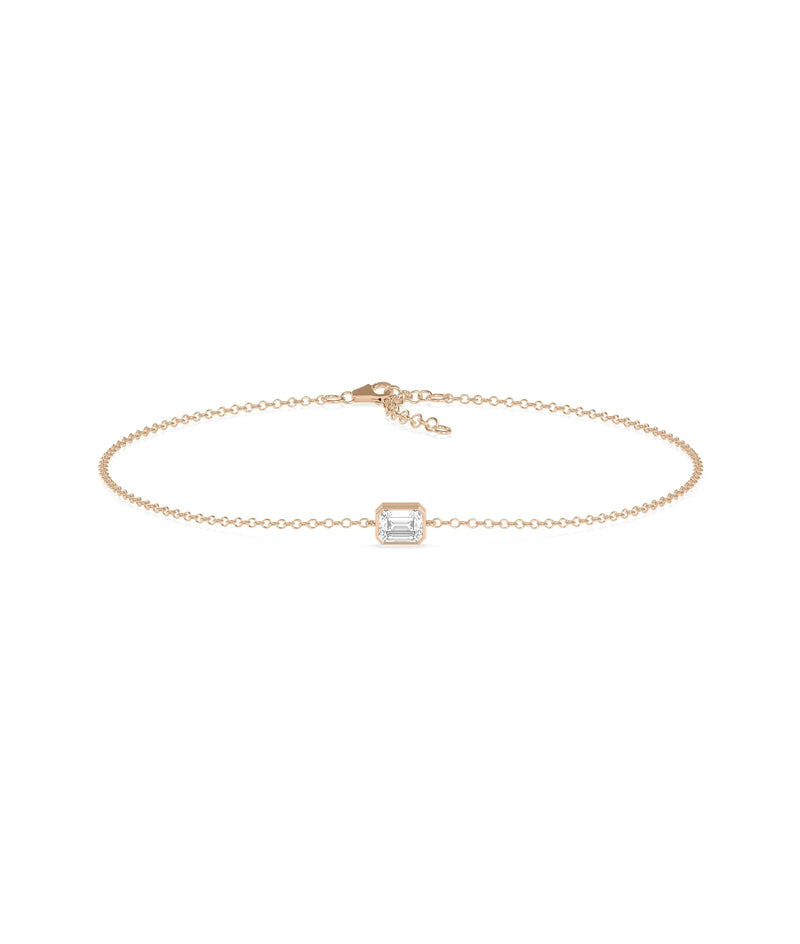 Diamond Solitaire Bracelet - 79e | Everyday 14K Gold Jewelry