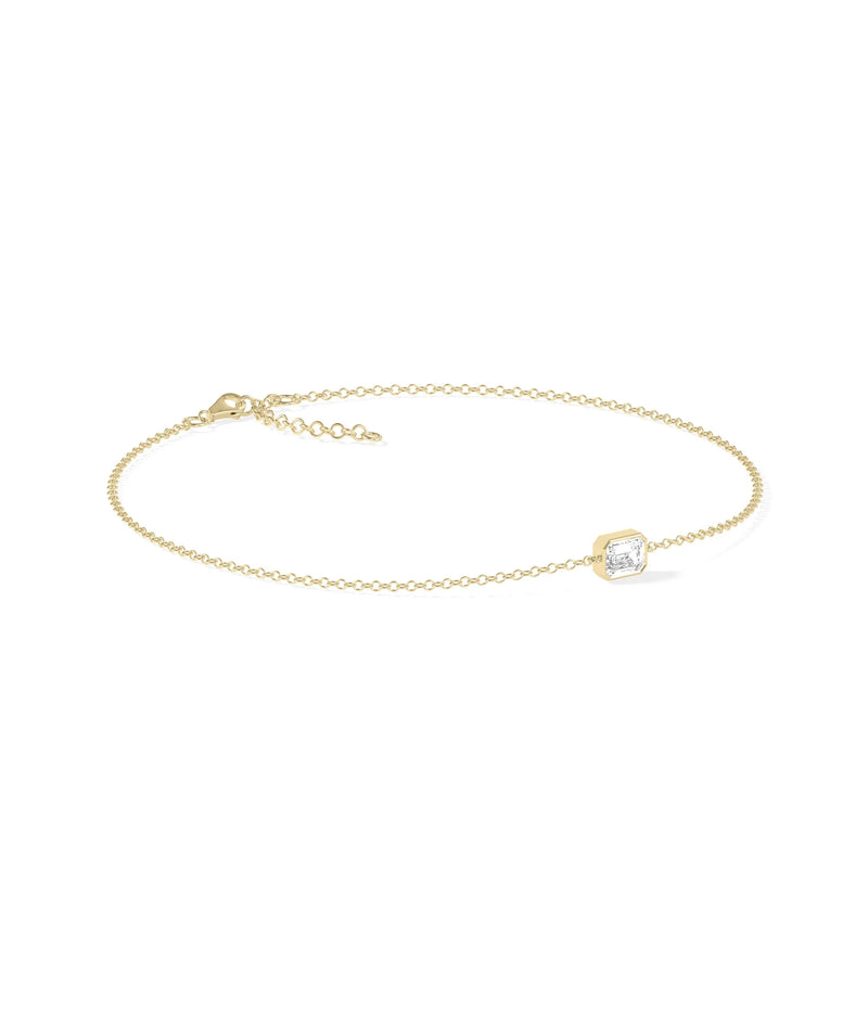 Diamond Solitaire Bracelet - 79e | Everyday 14K Gold Jewelry