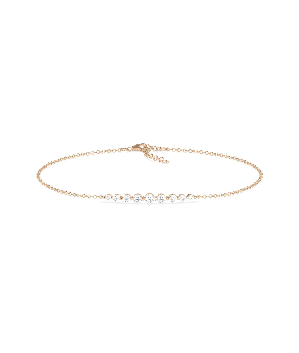 Diamond Graduating Bracelet - 79e | Everyday 14K Gold Jewelry