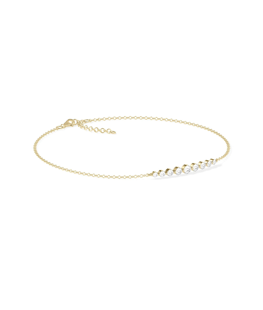 Diamond Graduating Bracelet - 79e | Everyday 14K Gold Jewelry