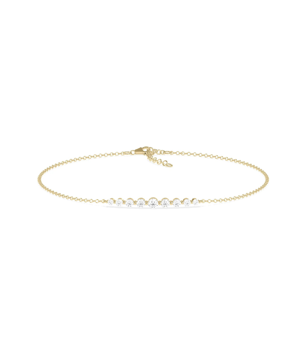 Diamond Graduating Bracelet - 79e | Everyday 14K Gold Jewelry