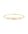 Custom Bar Paper Clip Bracelet
