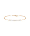 Diamond Line Paperclip Bracelet - 79e | Everyday 14K Gold Jewelry
