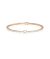 Diamond Tennis Bracelet with Solitaire - 79e | Everyday 14K Gold Jewelry