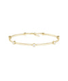 Diamond Station Bracelet - 79e | Everyday 14K Gold Jewelry