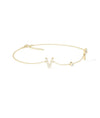 Diamond Initials Cable Chain Bracelet - 79e | Everyday 14K Gold Jewelry
