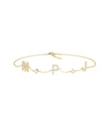 Custom Initials with Solitaire Station Bracelet