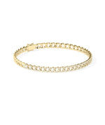Diamond Curb Link Bracelet - 79e | Everyday 14K Gold Jewelry