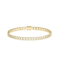 Diamond Curb Link Bracelet