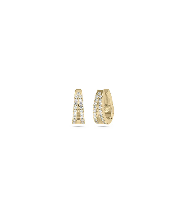 Split Shank Diamond Ear Cuff - 79e | Everyday 14K Gold Jewelry alternate view