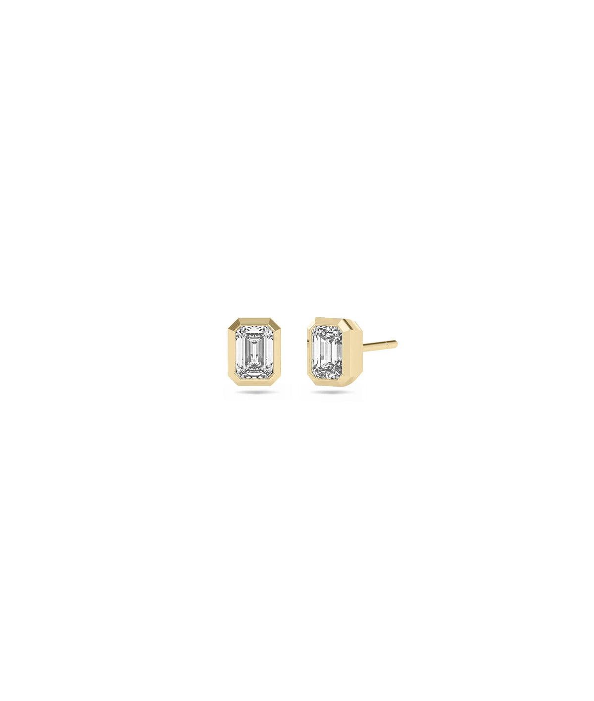 Diamond Solitaire Stud Earrings - 79e | Everyday 14K Gold Jewelry