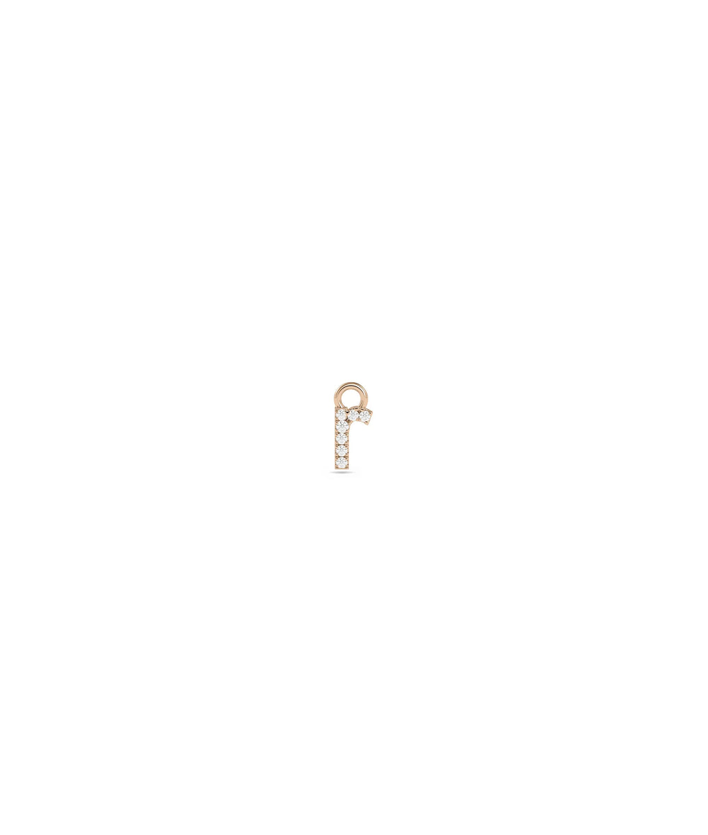 Diamond Pave Initial Charm - 79e | Everyday 14K Gold Jewelry