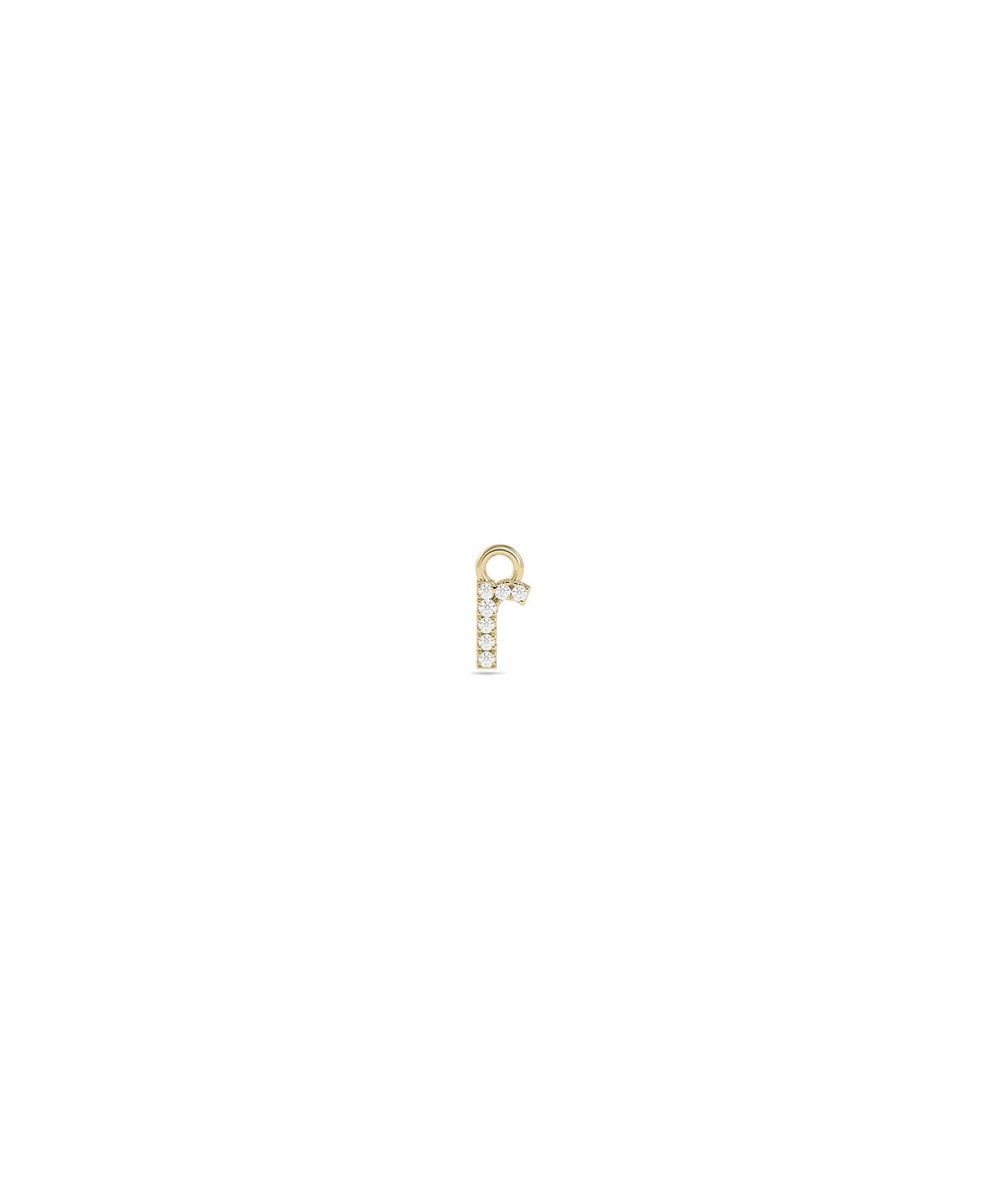 Diamond Pave Initial Charm - 79e | Everyday 14K Gold Jewelry