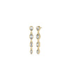 Diamond Solitaire Dangle Stud Earring - 79e | Everyday 14K Gold Jewelry