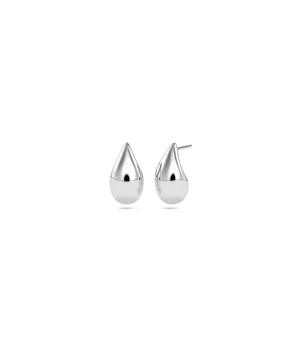 Gold Drop Stud Earring - 79e | Everyday 14K Gold Jewelry alternate view