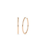 Gold Tube Hoop Earring - 79e | Everyday 14K Gold Jewelry