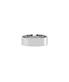 Flat Wedding Band Ring white gold with simple yet beautiful classic styling