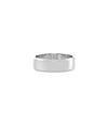 Beveled Wedding Band Ring white gold with modern sophisticated beveled edges